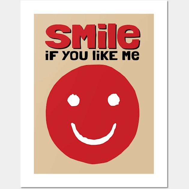 Vintage Smile Keep Smiling Wall Art by KewaleeTee